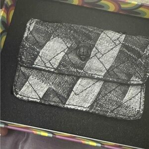 Kurt Geiger Black and Gray Clutch